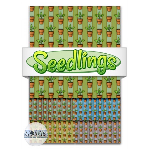 Seedlings backing paper