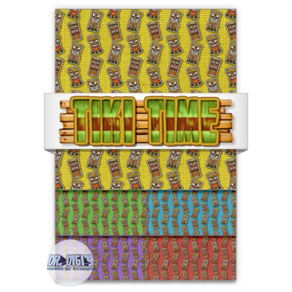 Tiki time backing paper