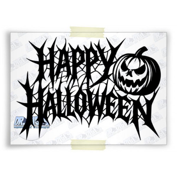Happy Halloween Decal