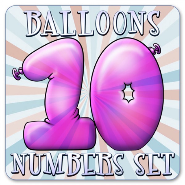 Balloon numbers Set