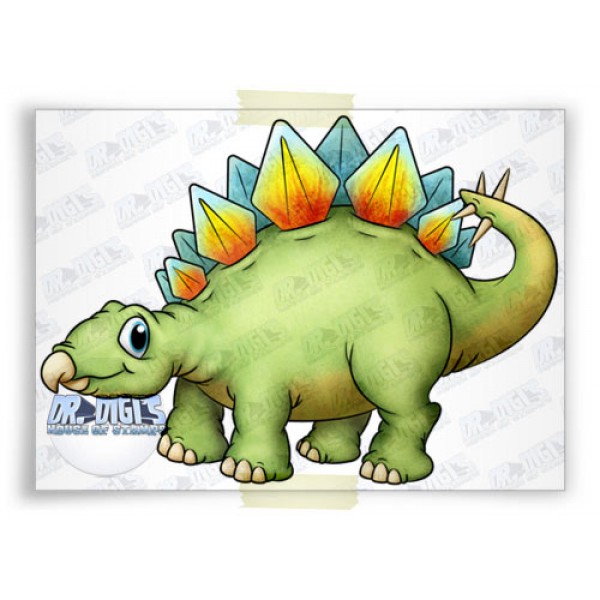 Stacy the Stegosaurus colour