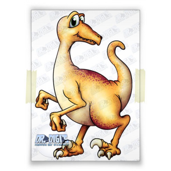 Vinny the Velociraptor colour