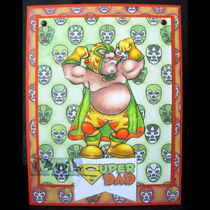 Luchador Backing Paper